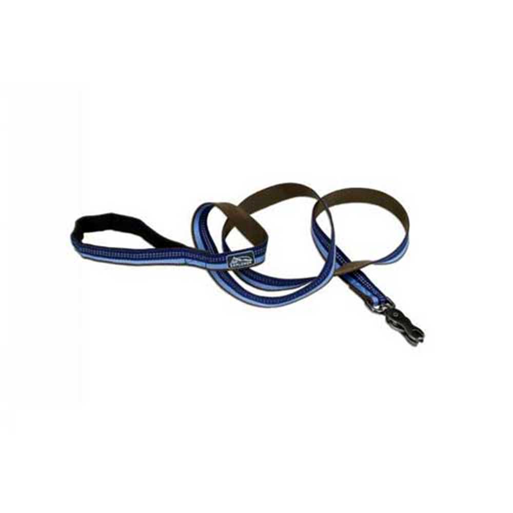 K9 Explorer Ref Leash W/Scr Clip 1"Sapph