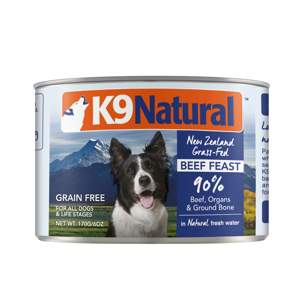 K9 Natural Canned Beef Feast 170 g / 6 oz