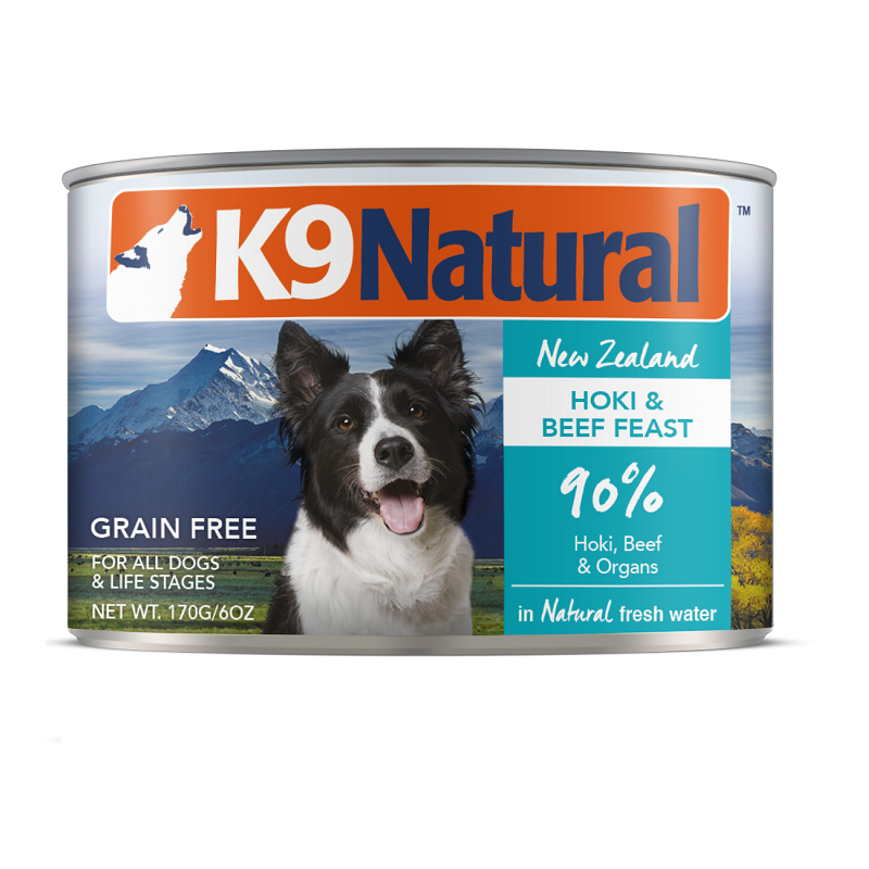 K9 Natural Hoki & Beef Feast