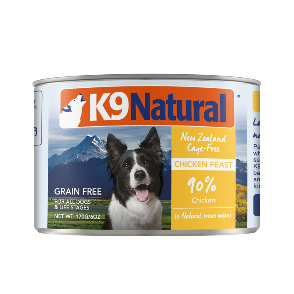 K9 Natural Canned Chicken Feast Dog Food 6 oz (170 g)