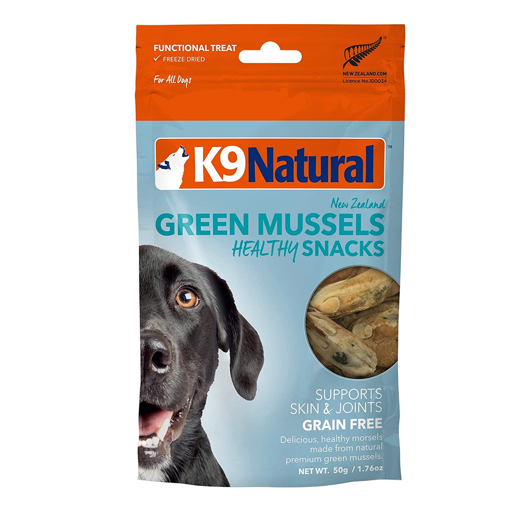 K9 Natural Freeze Dried Green Mussels Healthy Snacks for Dogs