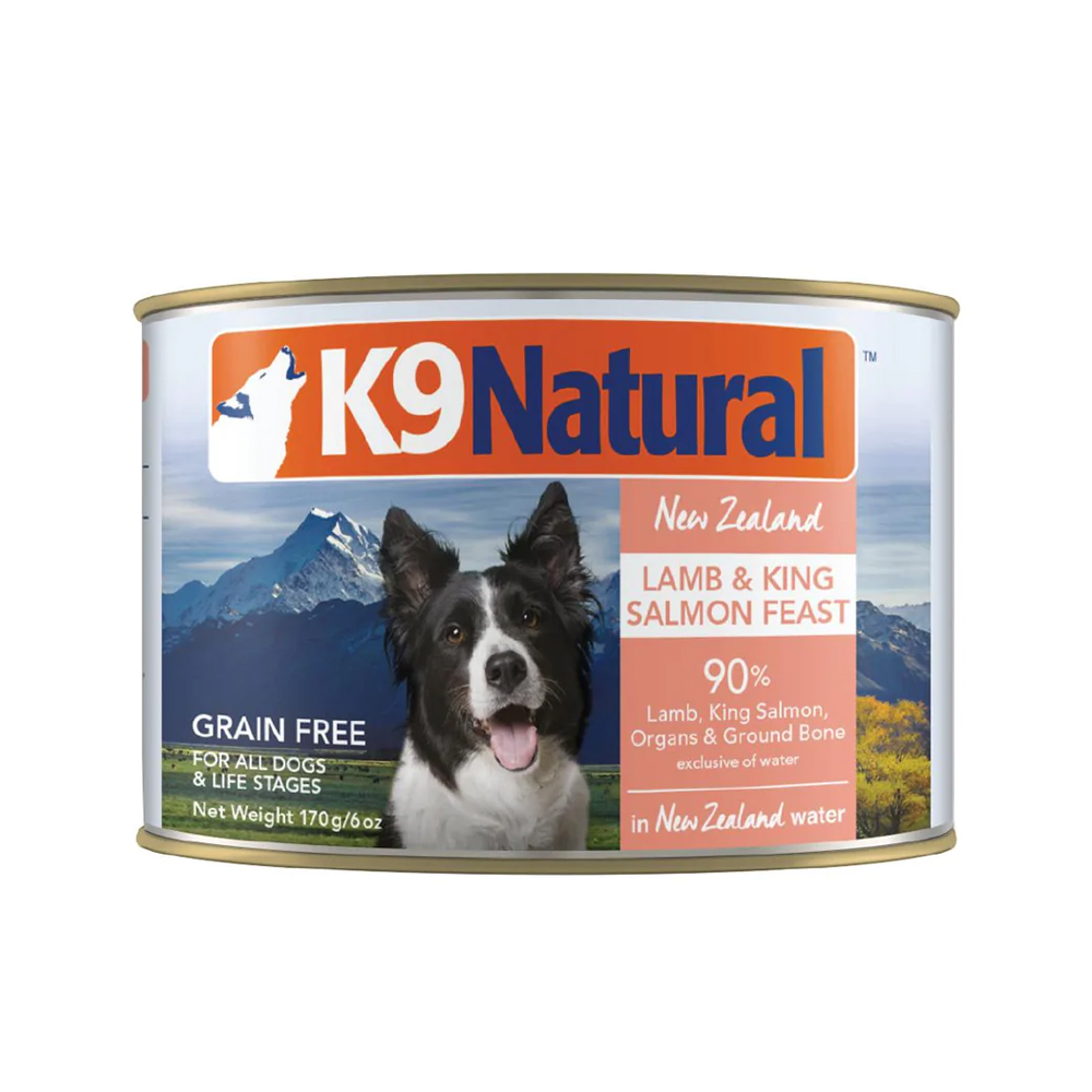 K9 Natural Canned Lamb & King Salmon Feast Dog Food 6 oz (170 g)