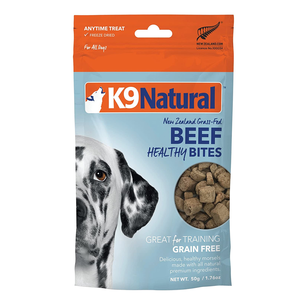 K9 Natural Healthy Bites Dog Treats, Beef