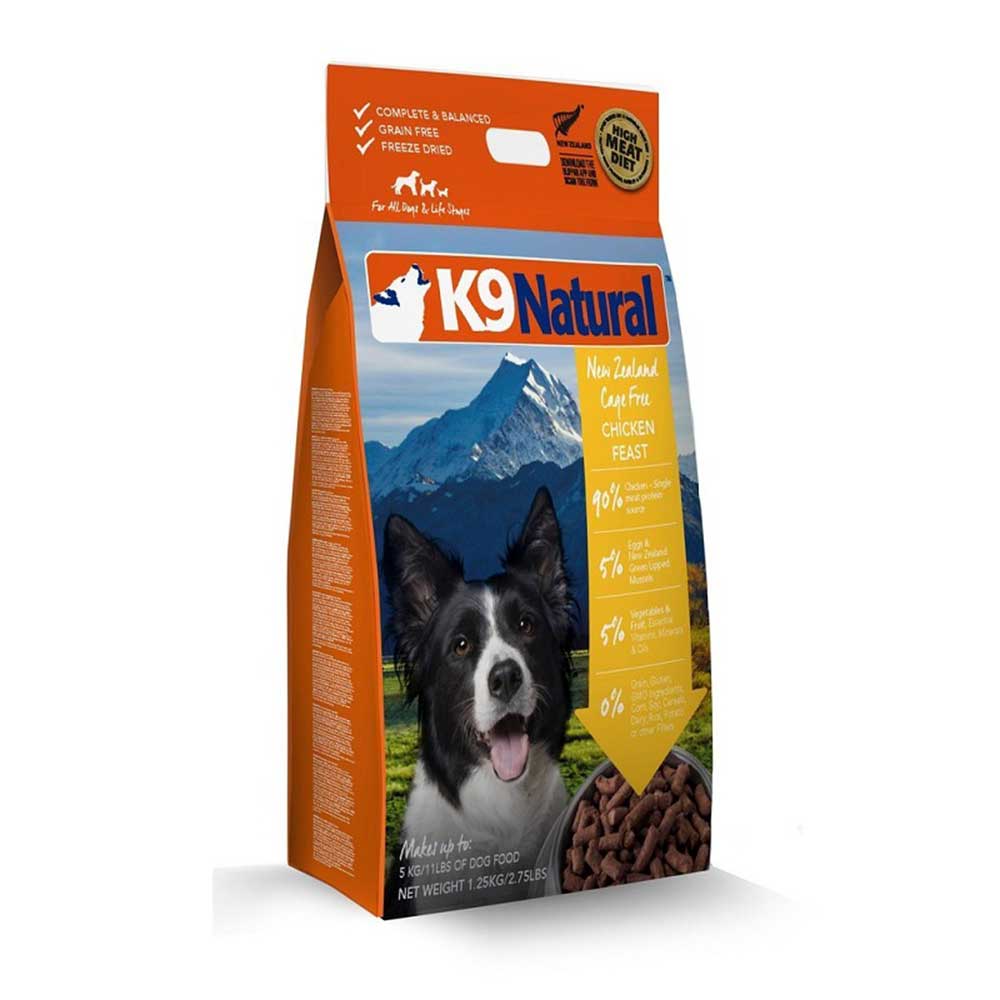 K9 Natural Freeze Dried Chicken Feast Dog Food 1.8 kg (4 lbs)