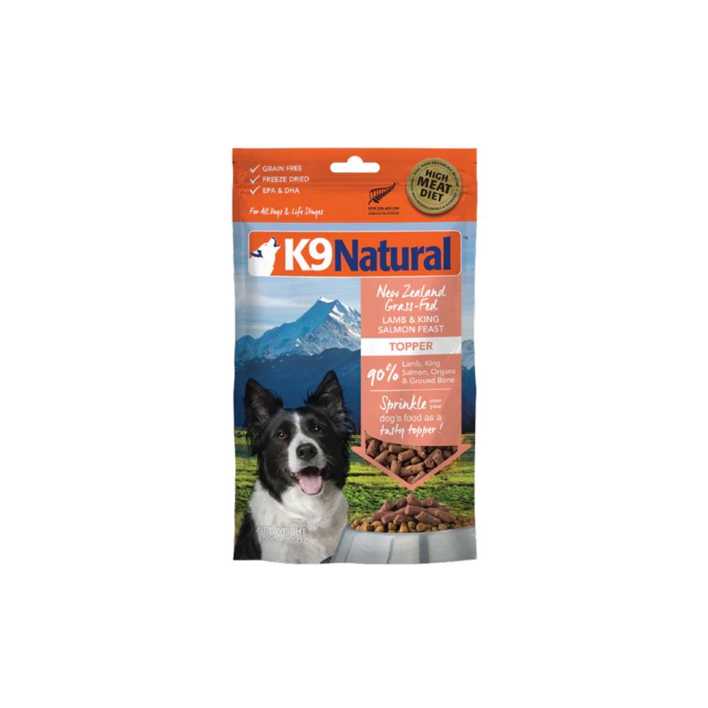 K9 Natural F-Dried Lamb Salmon Dog Food 100gm