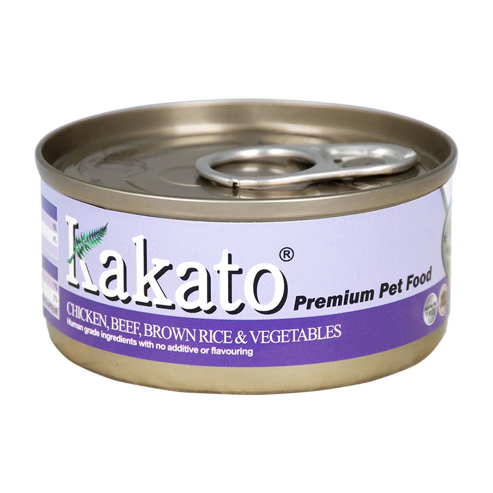 Kakato Premium Chicken Beef Browithn Rice & Vegetable 70g