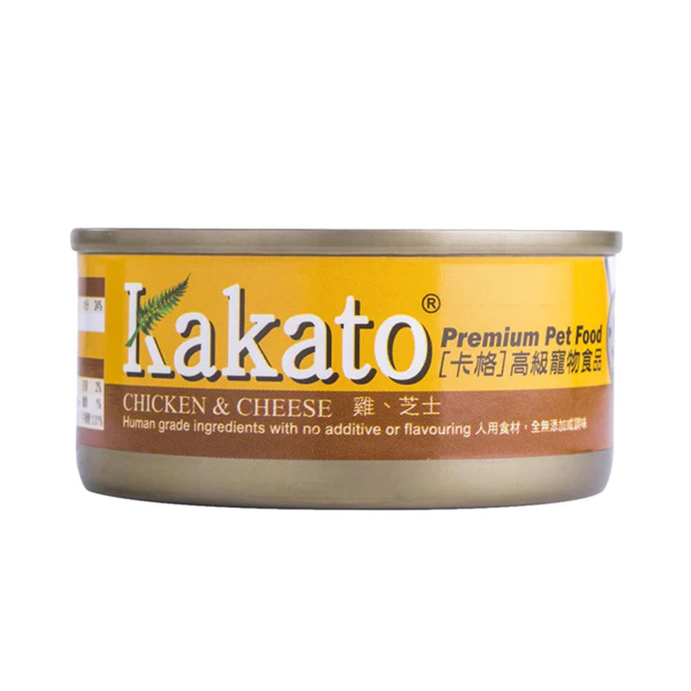 Kakato Premium Chicken & Cheese Canned Cat & Dog Food 170 g