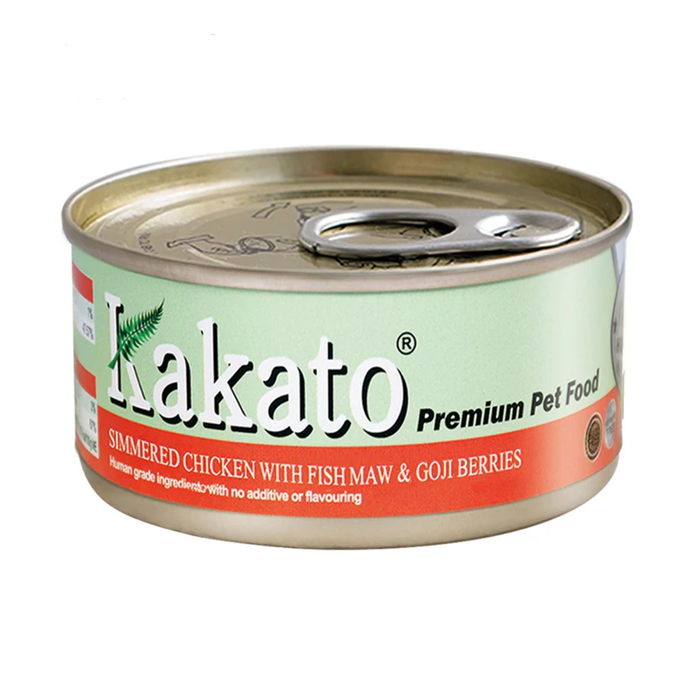 Kakato Premium Chicken with Fish Mawith & Goji Berries 70g