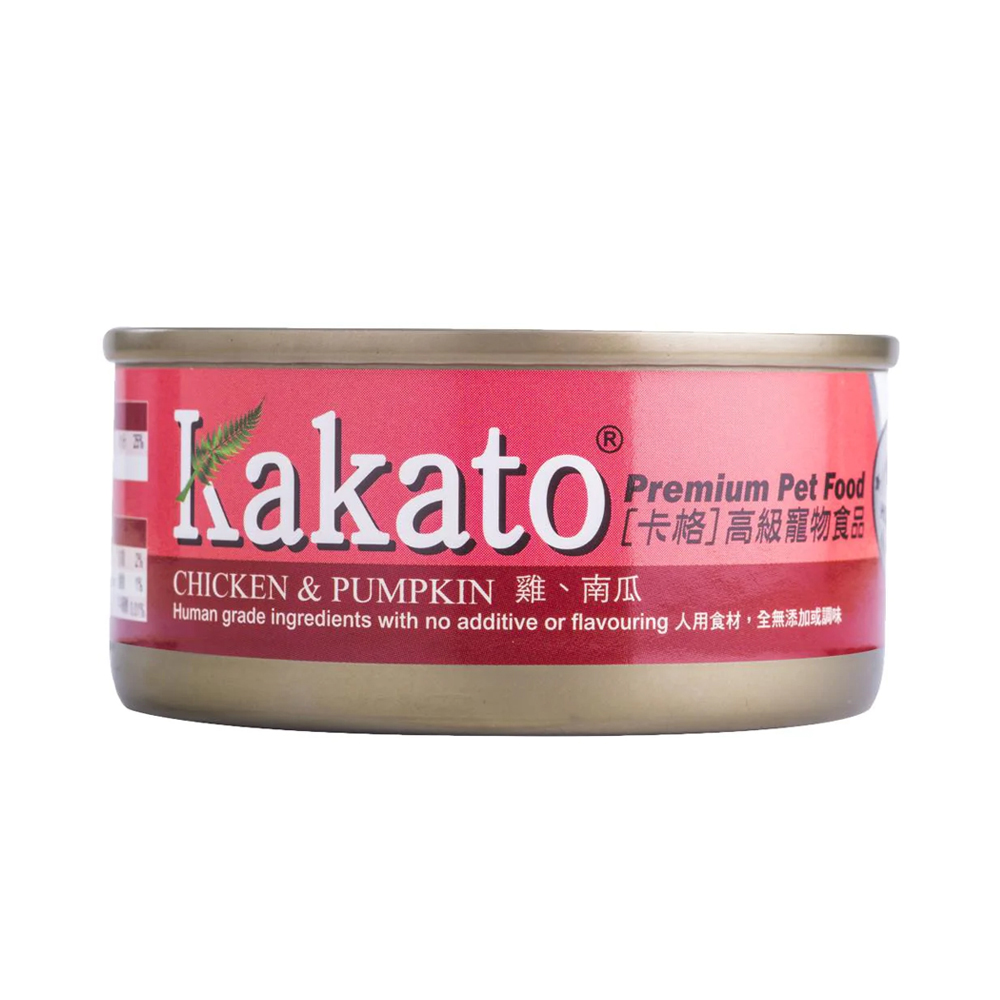 Kakato Premium Chicken & Pumpkin Canned Cat & Dog Food 170 g