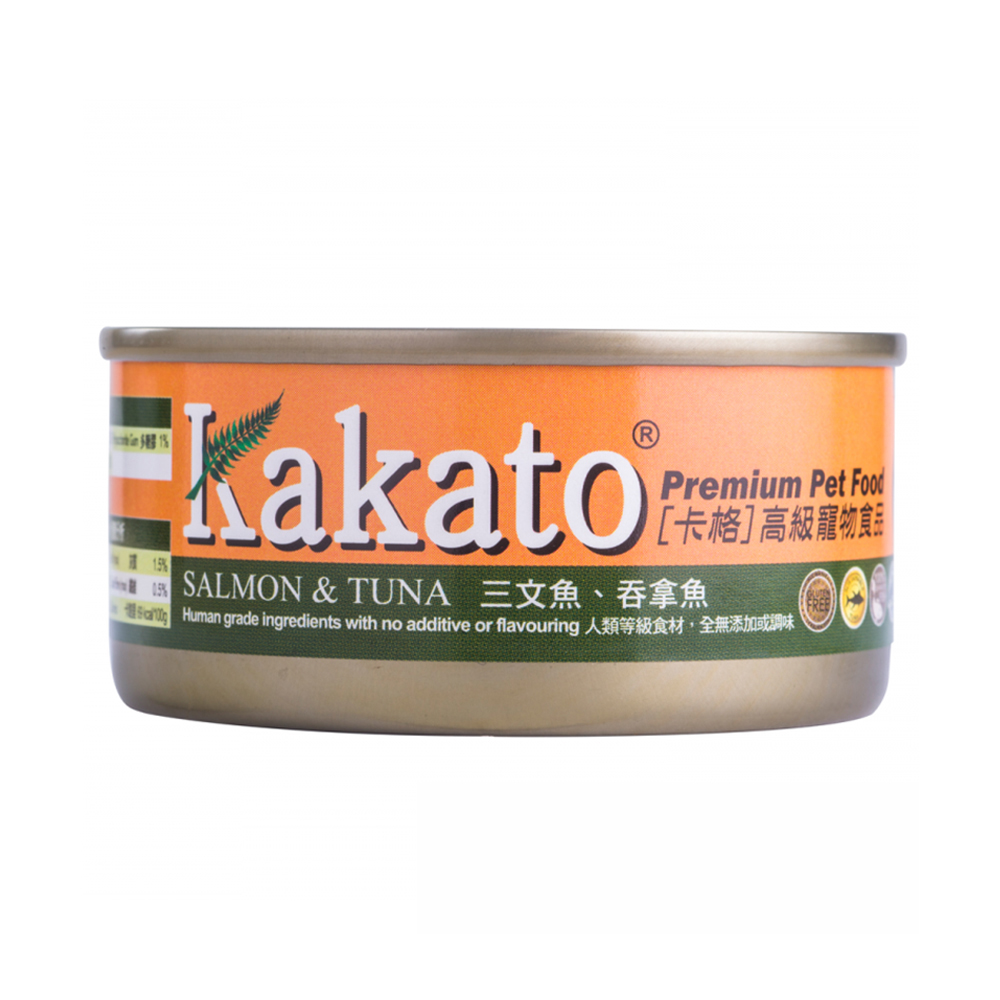 Kakato Premium Salmon & Tuna Canned Cat & Dog Food 170 g