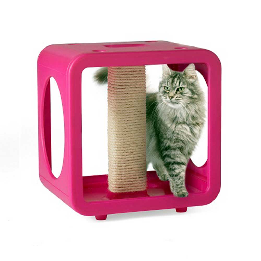 Kitty Kasa Cube Cat Gym Pink