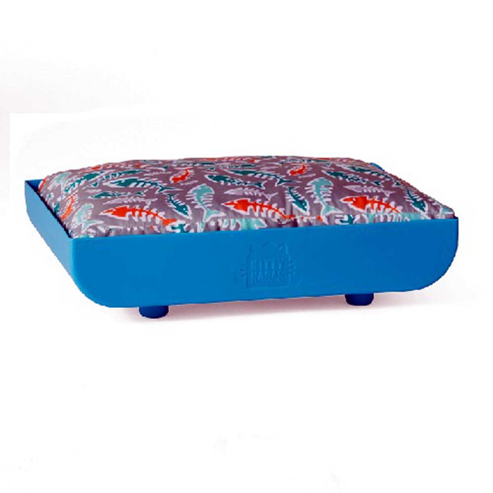 Kitty Kasas Penthaus Cat Bed Blue