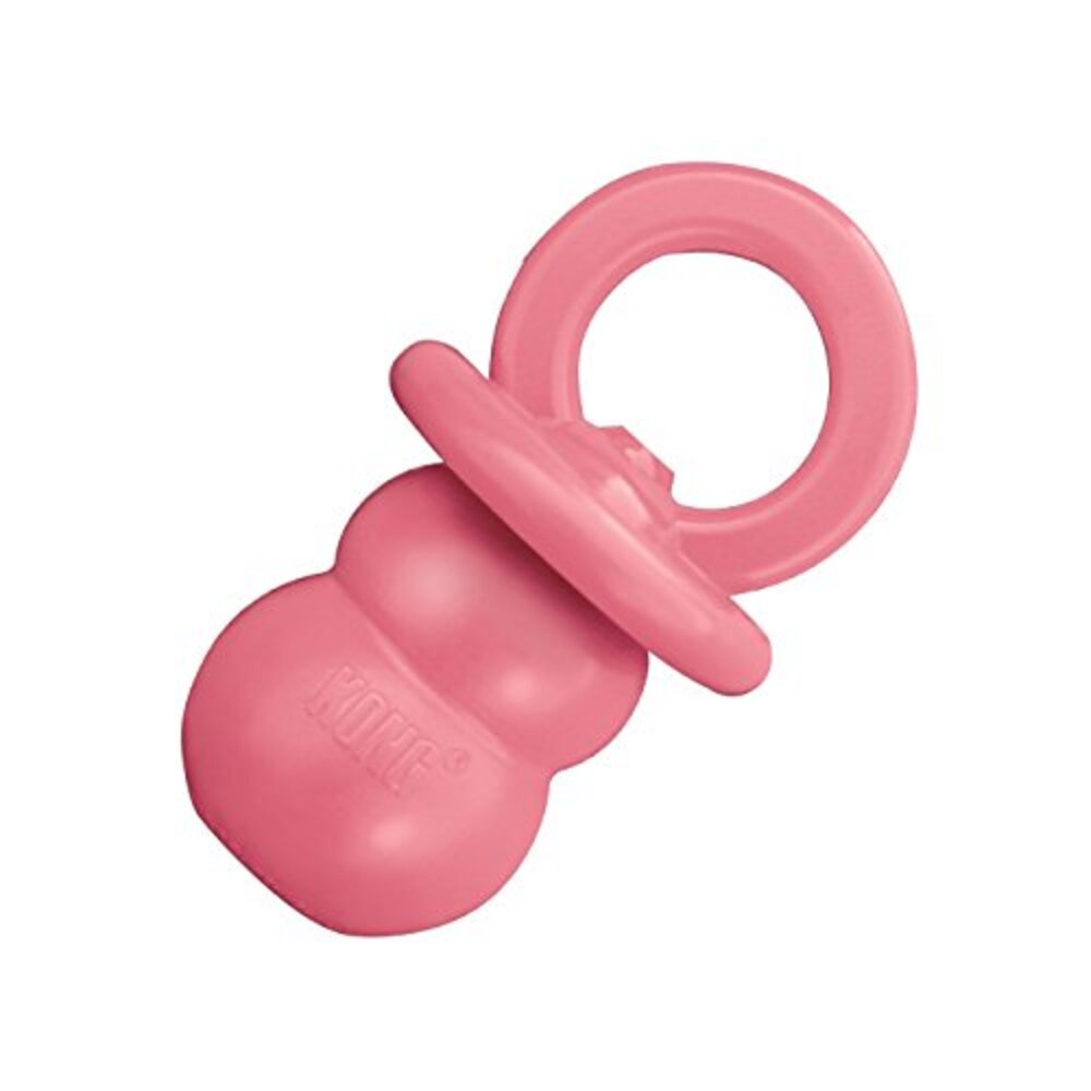 Kong Binkie Rubber Toy For Medium Sized Puppy Dogs, Pink