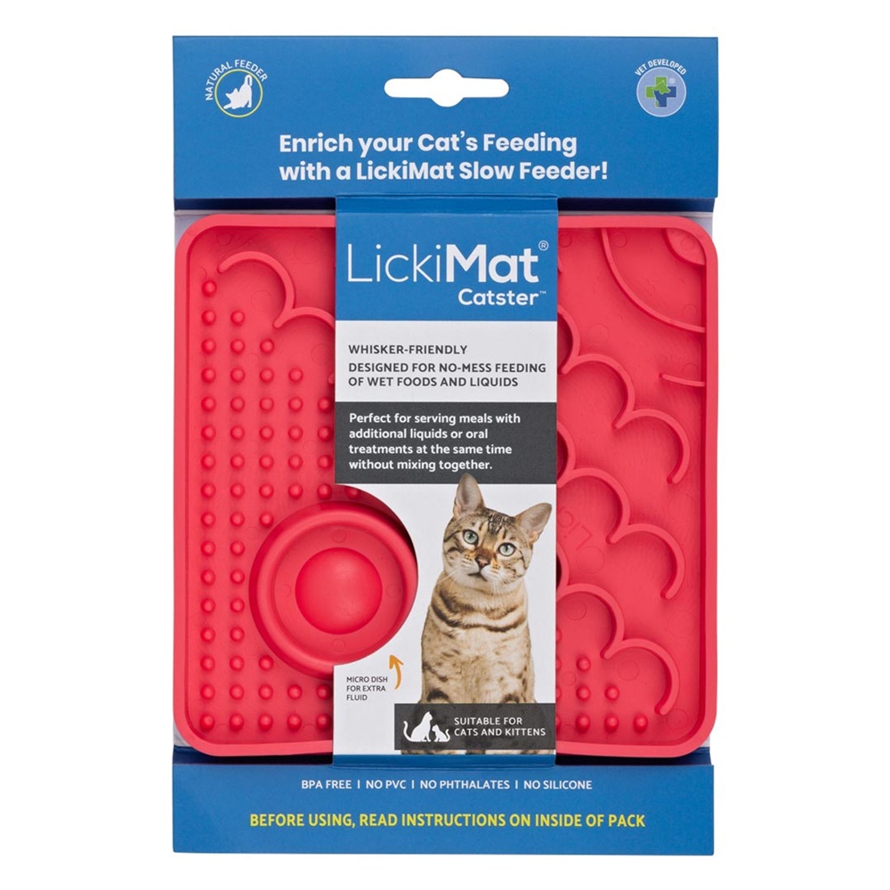 LickiMat Classic Catster For Cats Pink