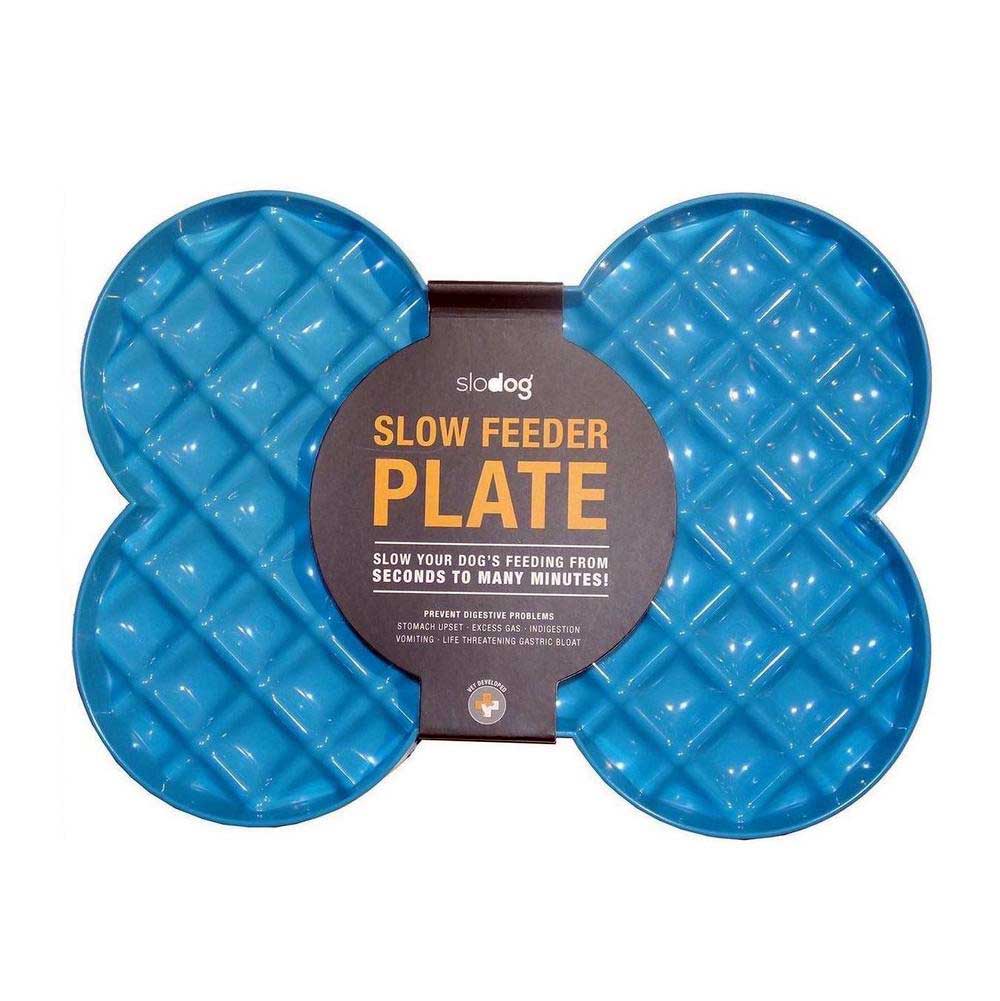 LickiMat SloDog Slow Feeder Plate Cyan