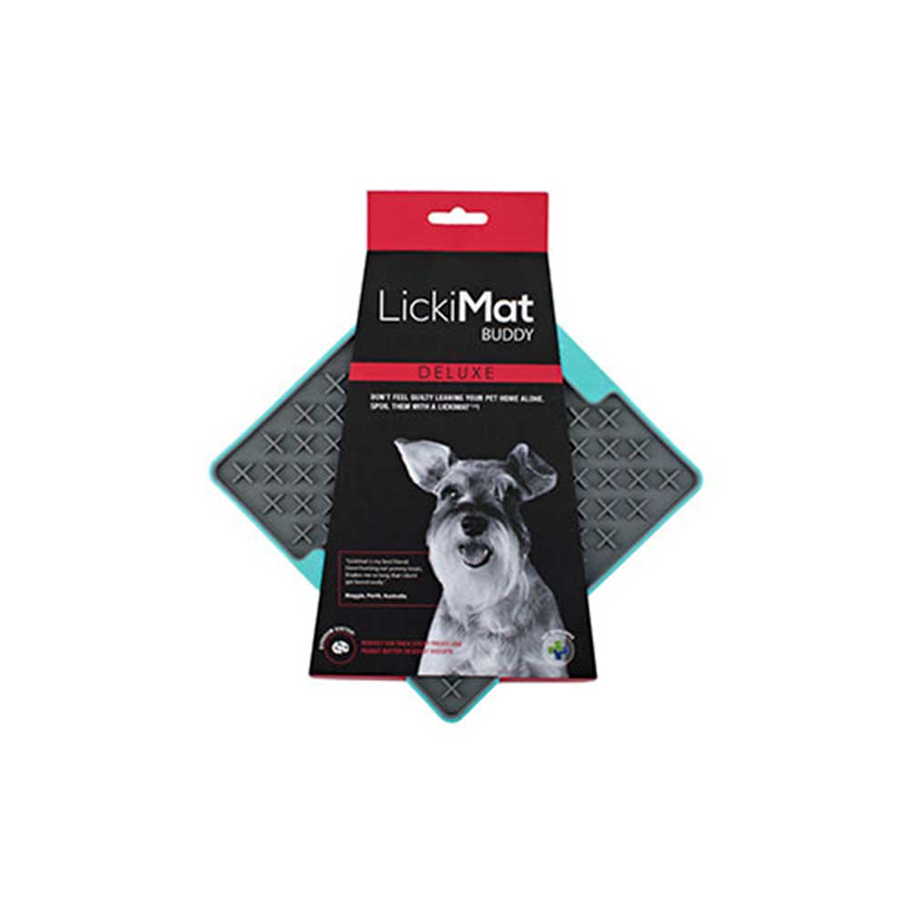 Lickimat Tuff Buddy Treat Mat For Dogs, Turquoise