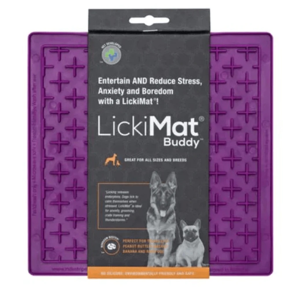 Lickimat Buddy Deluxe Treat Mat Purple