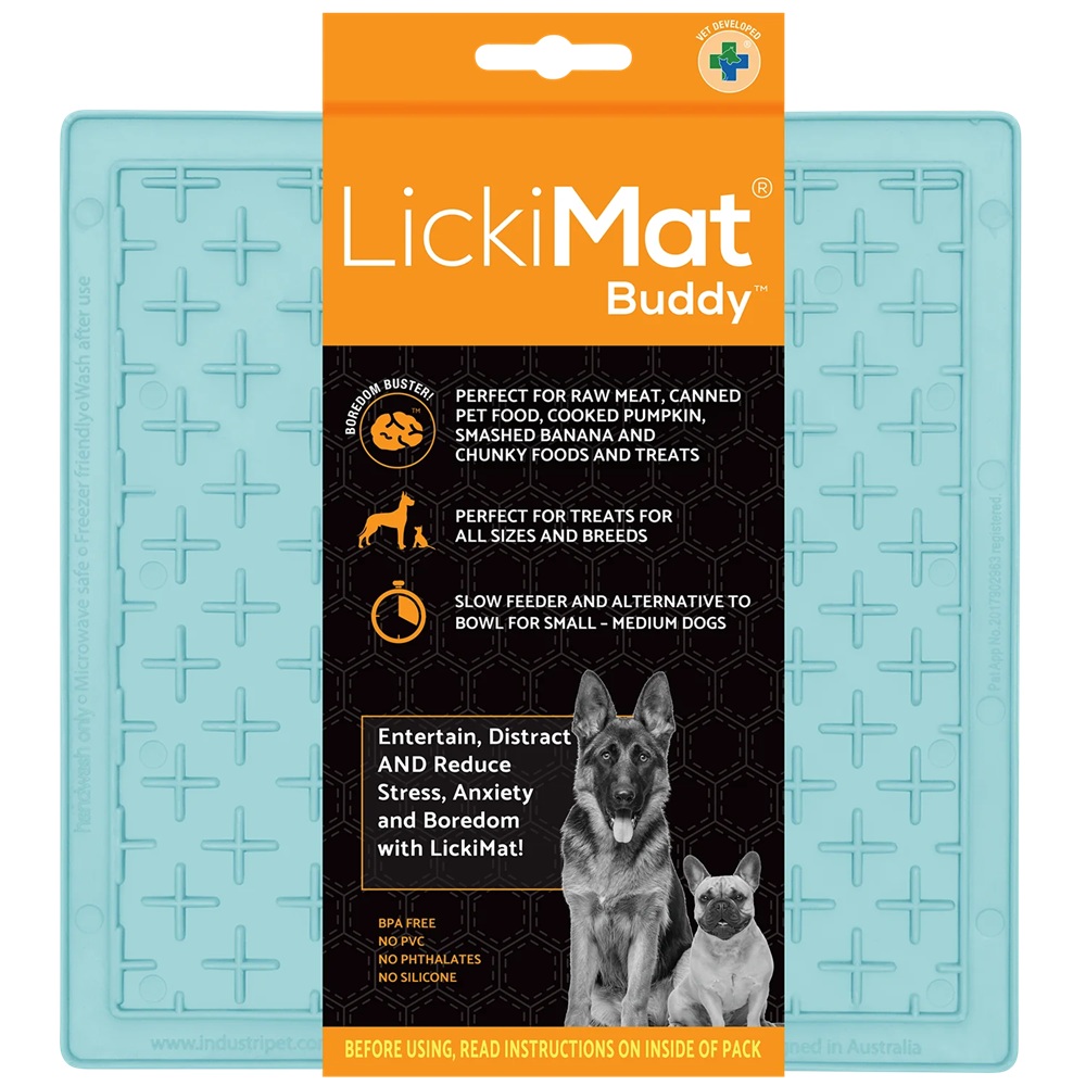 LickiMat Buddy Treat Mat For Dogs & Cats Mint