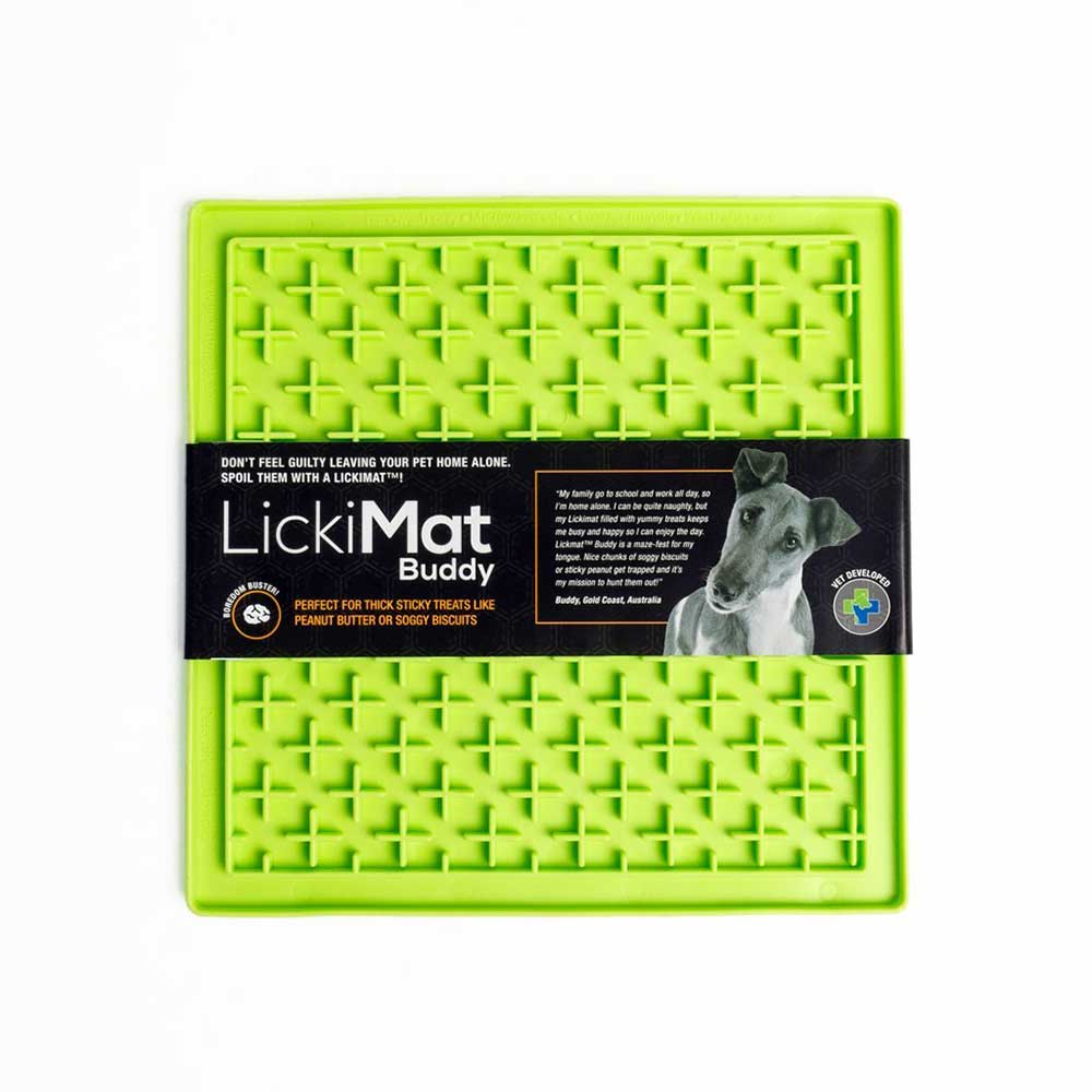 Lickimat Buddy Treat Mat For Dogs, Green