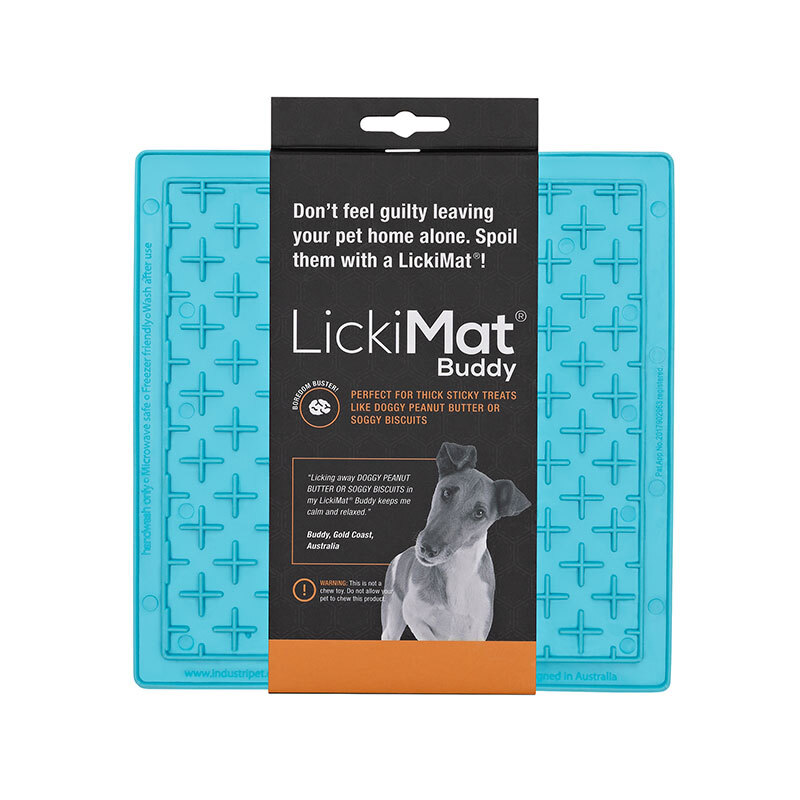 Lickimat Buddy Treat Mat For Dogs, Turquoise