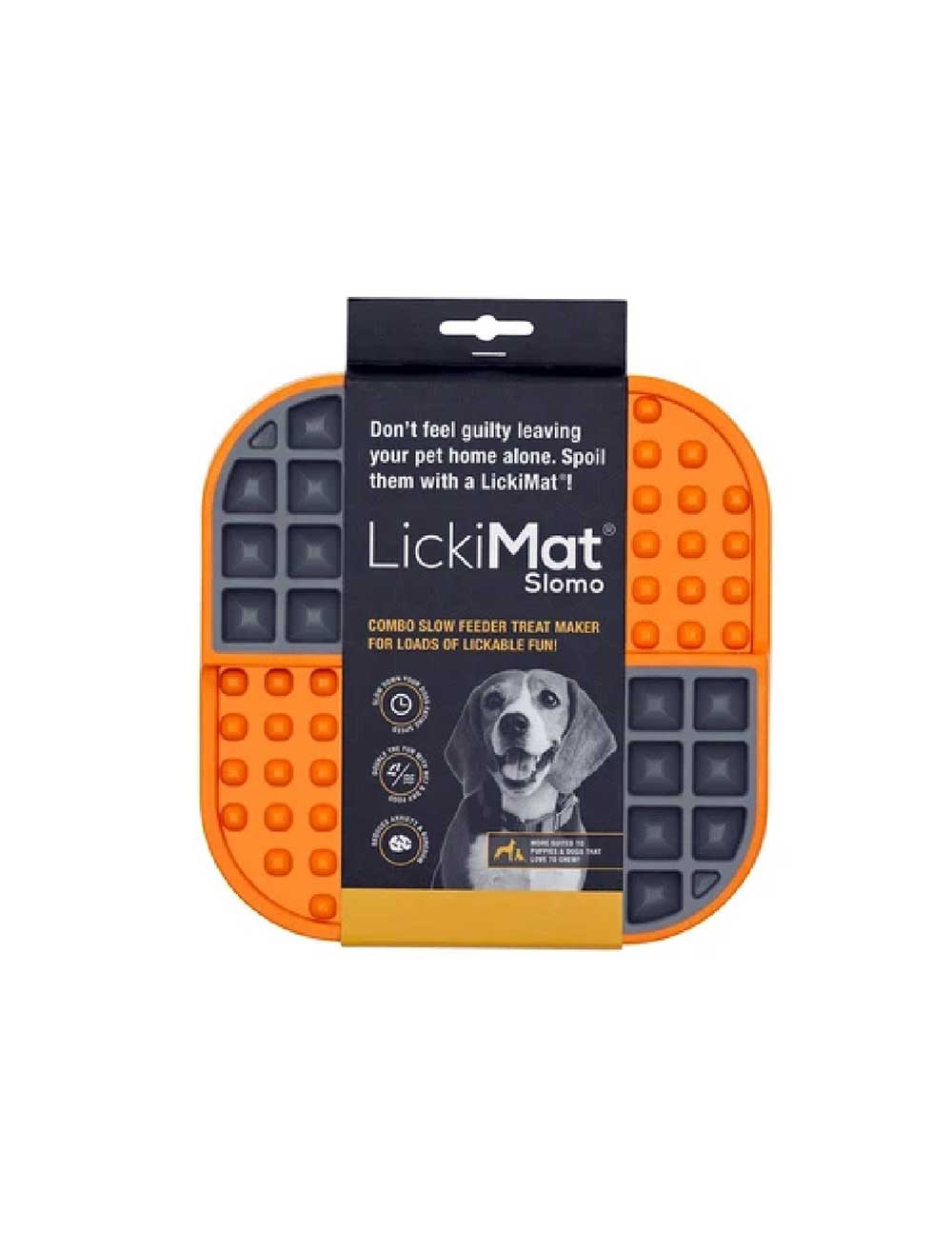 Lickimat Slomo Treat Mat Cat Orange