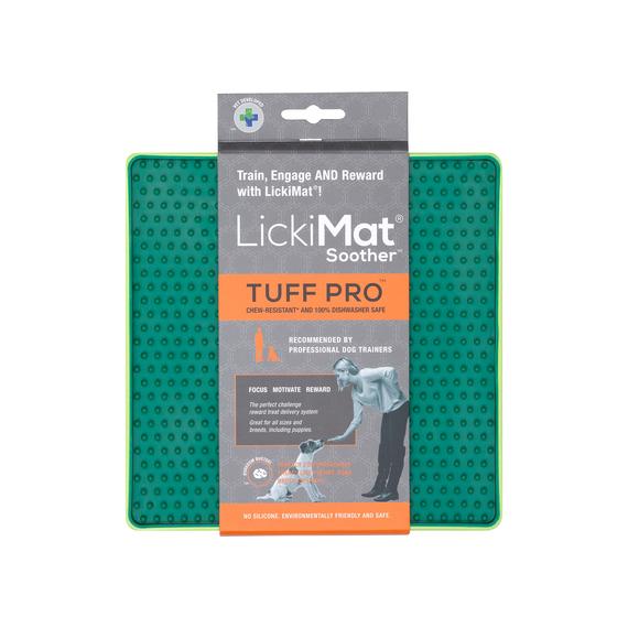 Lickimat Soother Tuff Pro for Dogs, Green