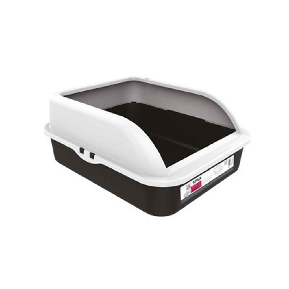 MPets Siswa Cat Litter Tray with Rim Lar