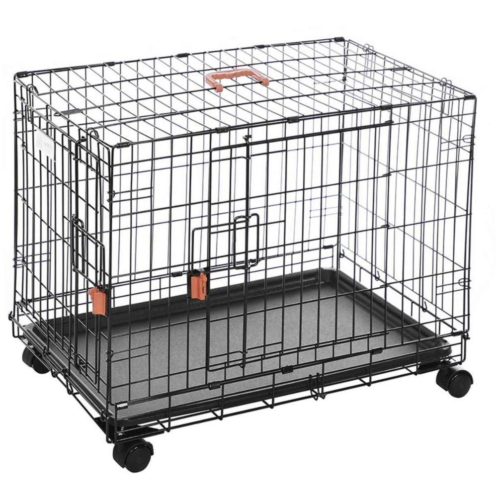 MPets Voyager Wire Crate 2Door Wheel M