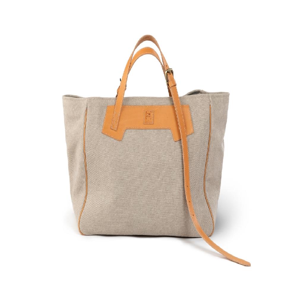 Margaret Organic Cotton Dog Bag Pebble