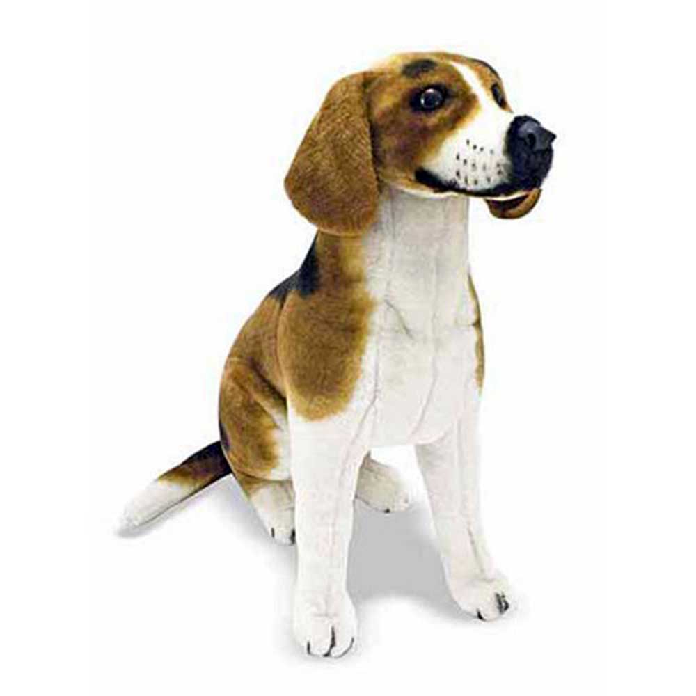 Melissa & Doug Beagle Dog Giant Stuffed Animal Toy