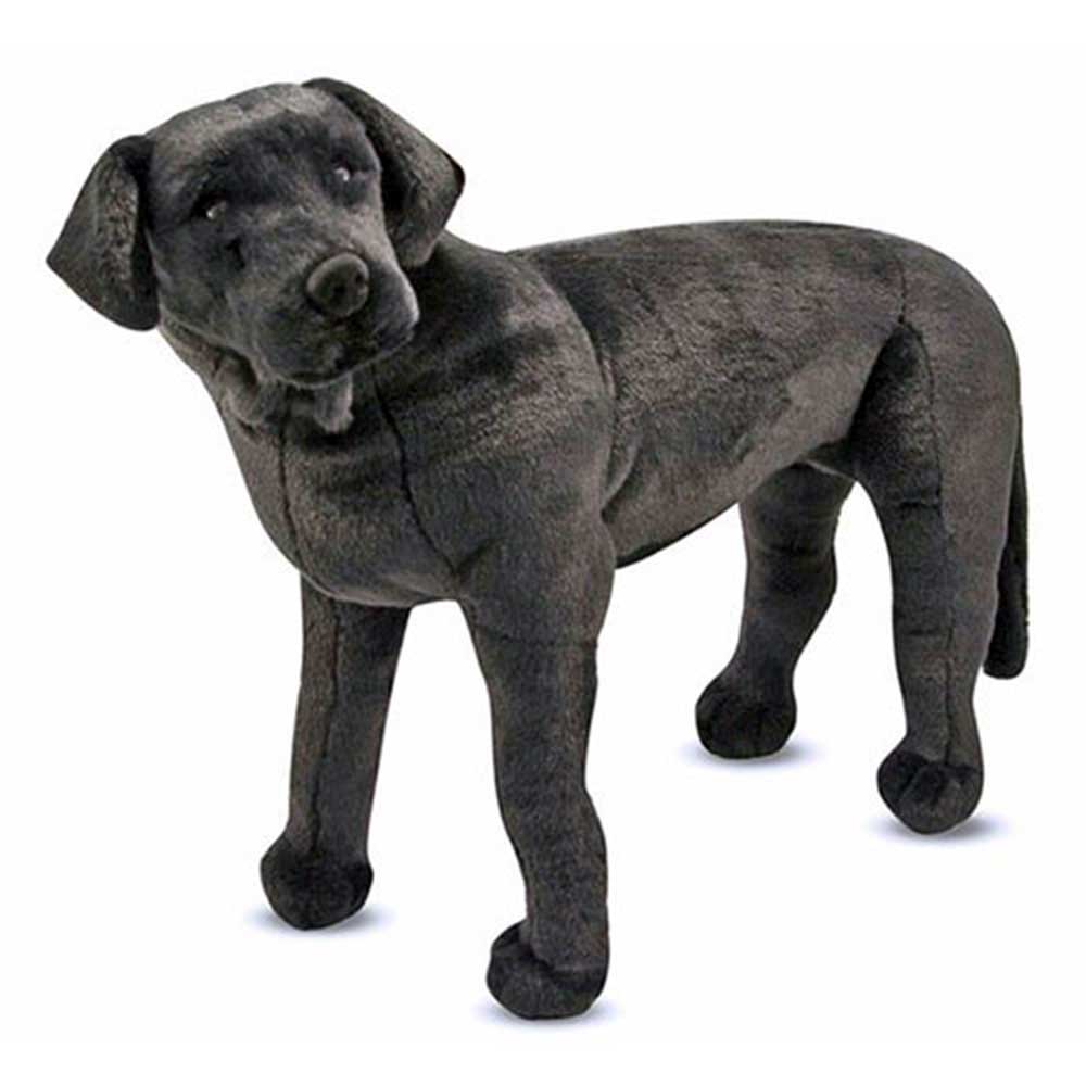 Melissa & Doug Black Lab Dog Giant Stuffed Animal Toy