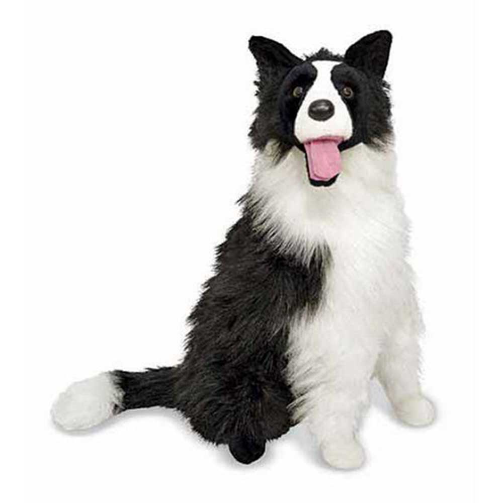 Melissa & Doug Border Collie Dog Giant Stuffed Animal Toy