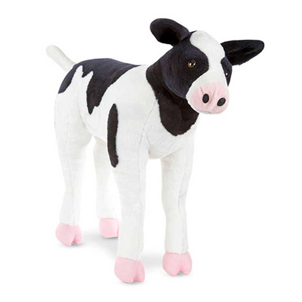 Melissa & Doug Lifelike Plush Calf Stuffed Animal Toy