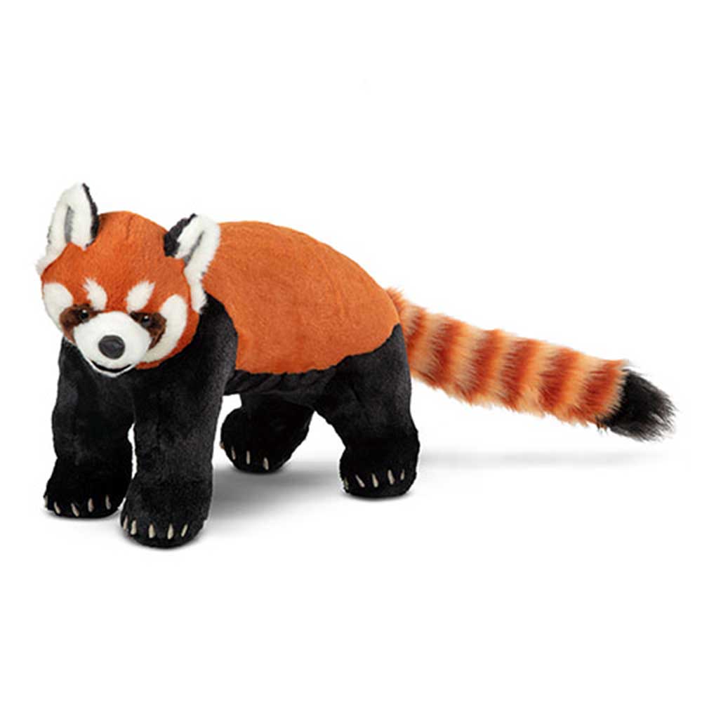 Melissa & Doug Lifelike Plush Red Panda Animal Toy