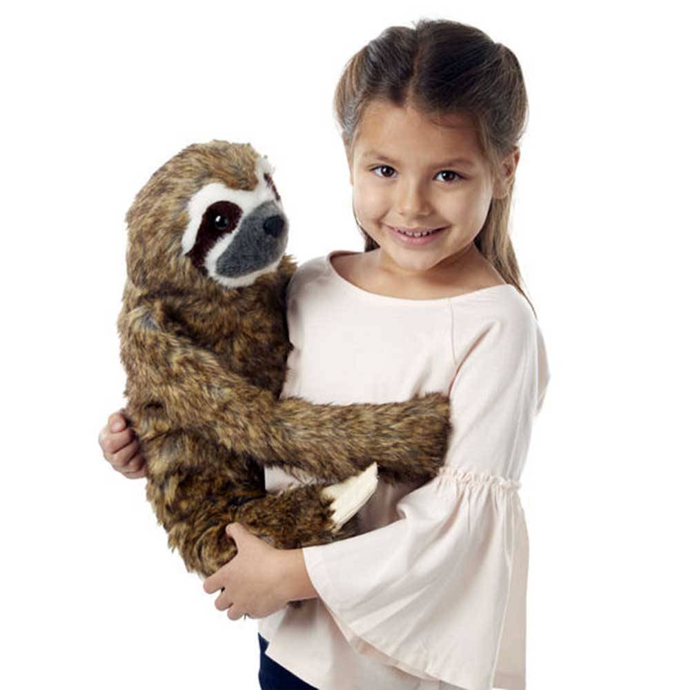 Melissa & Doug Lifelike Plush Sloth Animal Toy