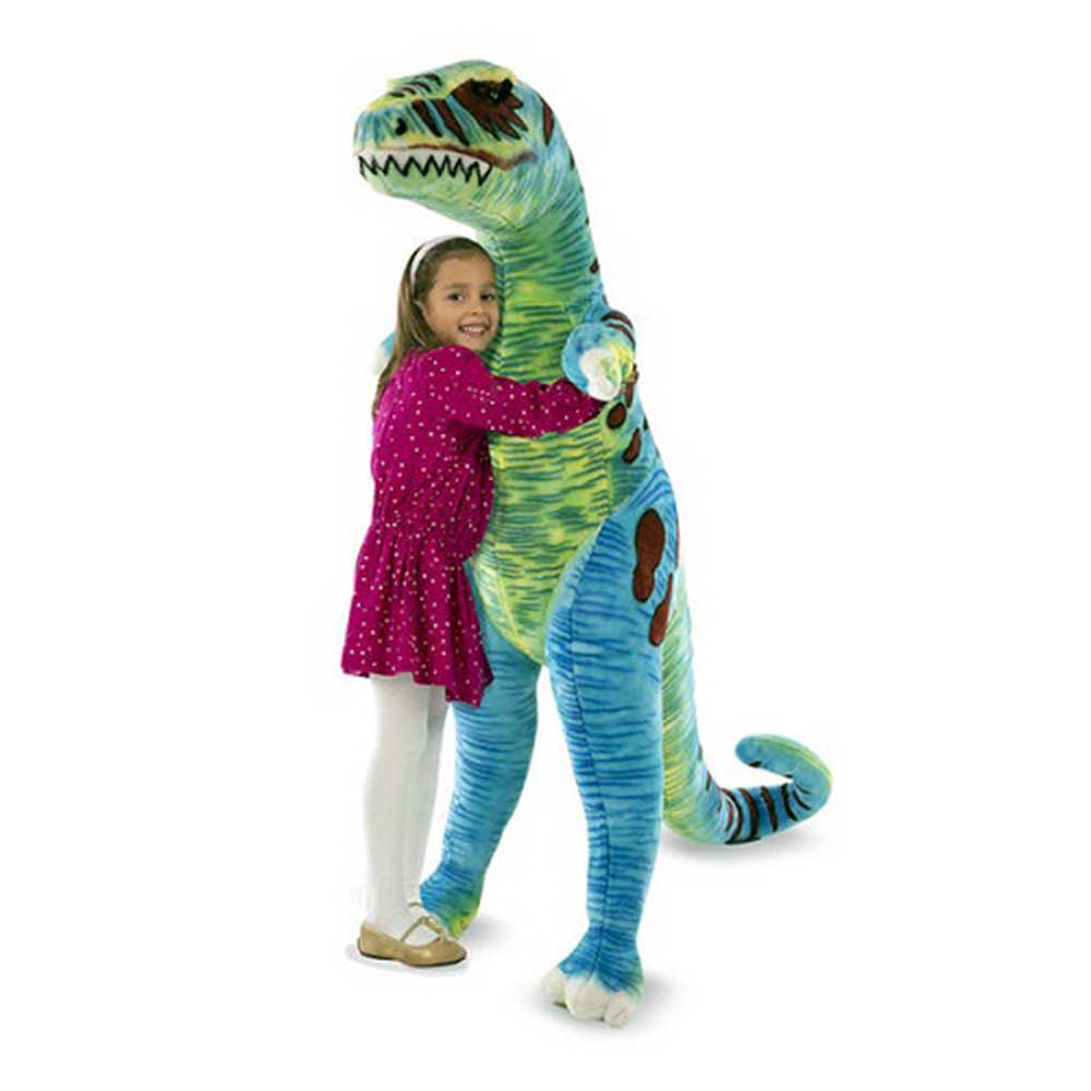 Melissa & Doug Lifelike Plush T-Rex Dog Stuffed Animal Toy