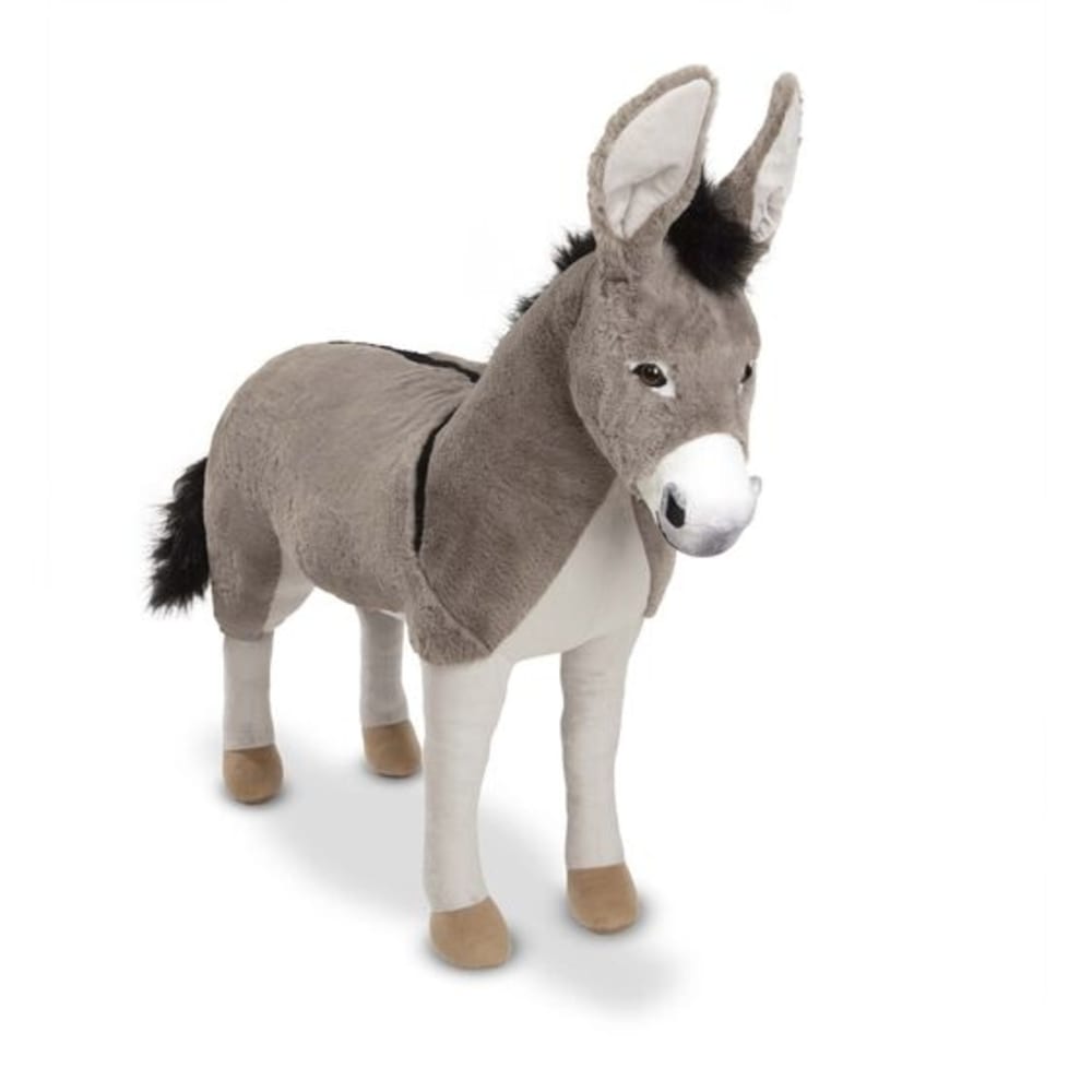 Melissa and Doug Lifelike Plush Donkey