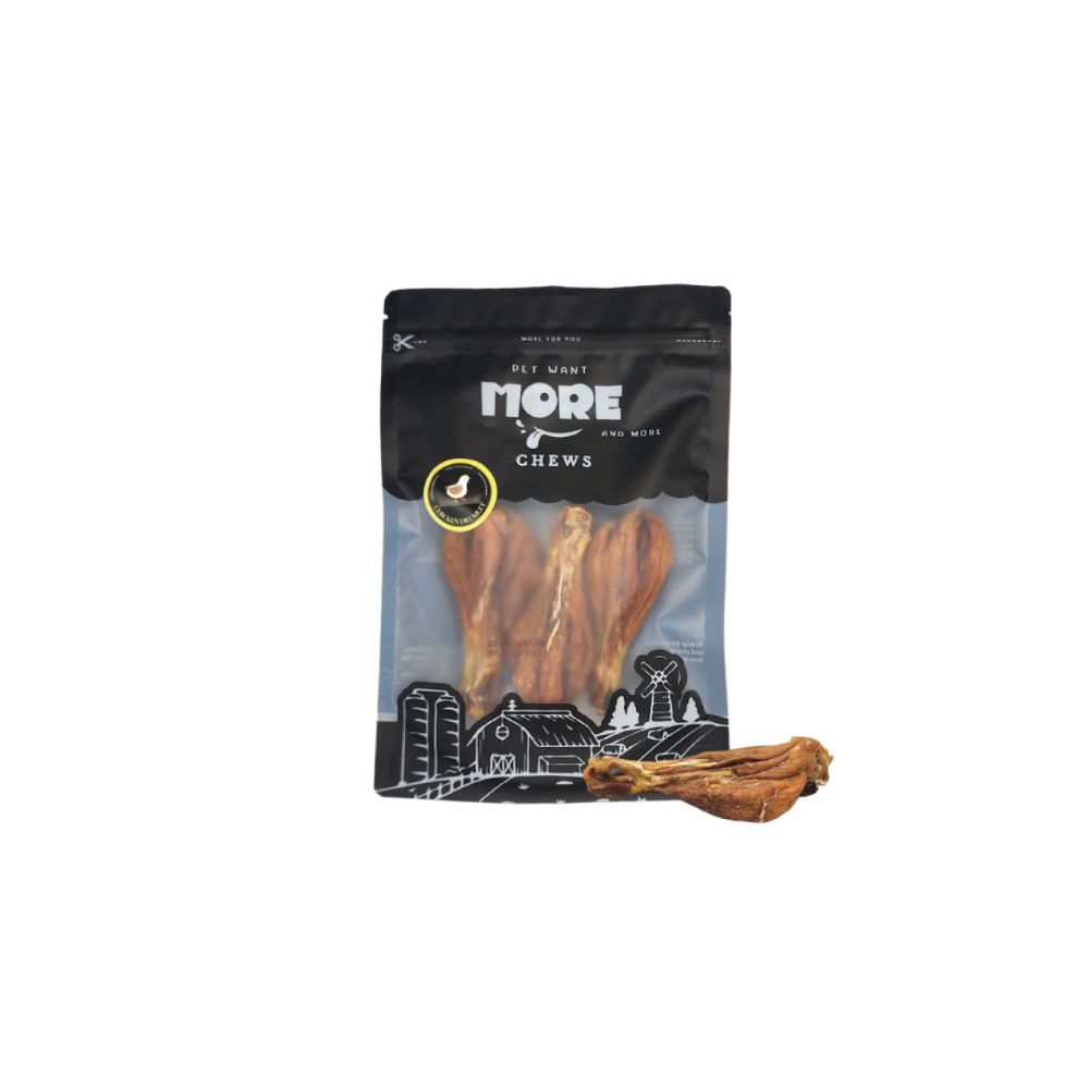 More Air Dried Basic Chicken Drumlet Dog Chew 90gm (3 Drumlets)