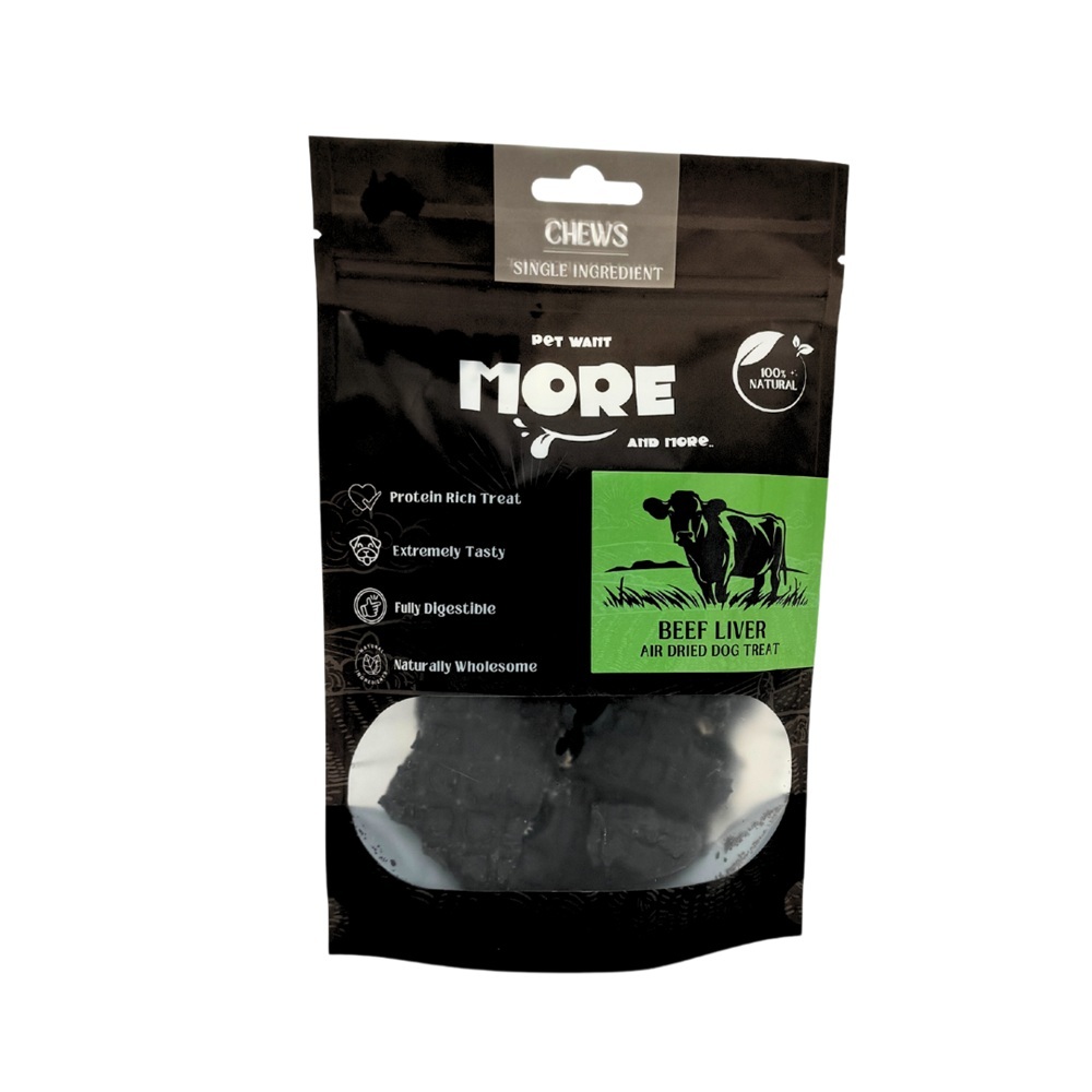 More Air-Dried Beef Liver Dog Treat 130g