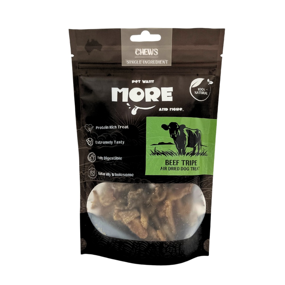 More Air-Dried Beef Tripe Dog Treat 120g