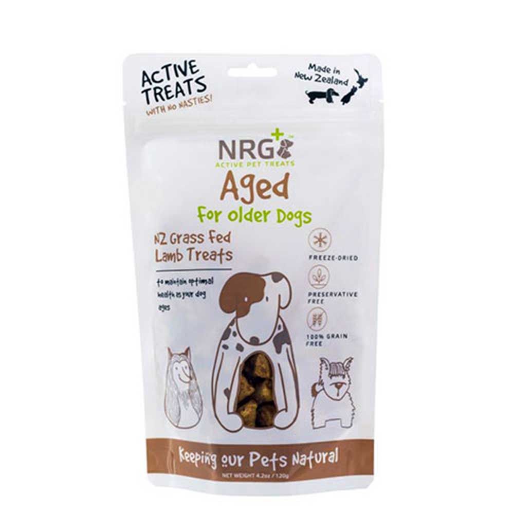 NRG+ Freeze Dried Dog Treats For Aged