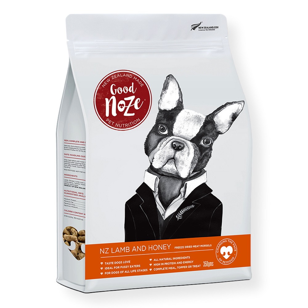 NZ Good Noze Freeze Dried Lamb & Honey 350g - Canine