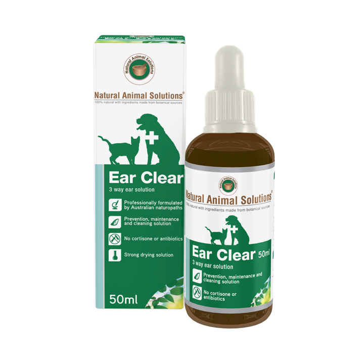 Natural Animal Solutions Ear Clear Drops For Dogs & Cats