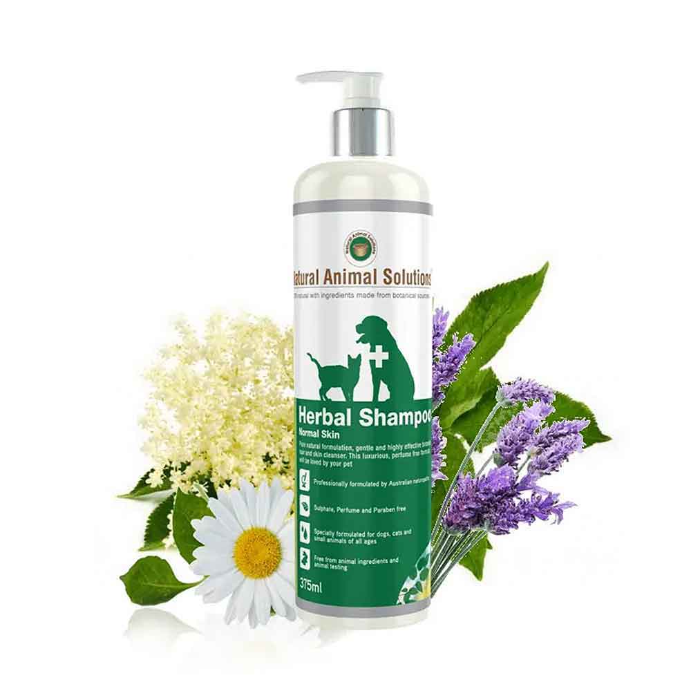 Natural Animal Solutions Herbal Shampoo For Dogs, Cats & Small Animals (Normal Skin)