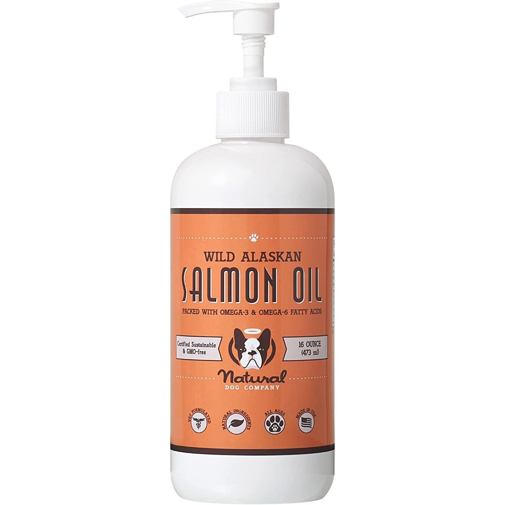 Natural Dog Company Wild Alaskan Salmon Oil For Dogs 16oz