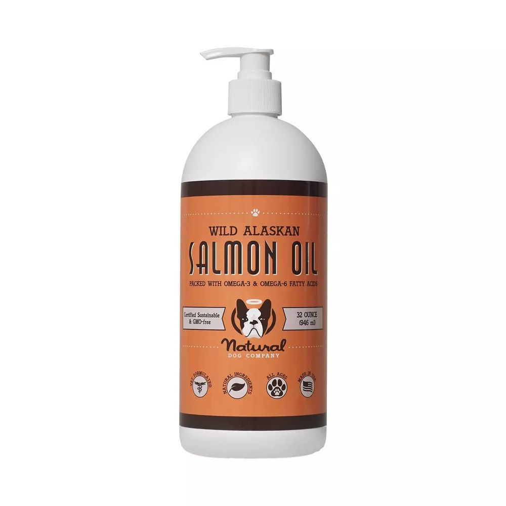 Natural Dog Company Wild Alaskan Salmon Oil For Dogs 32oz