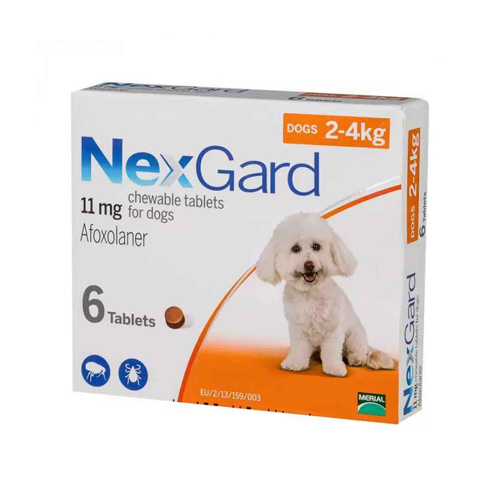 Nexgard Very Small Dogs 2-4Kg - 6 Pack