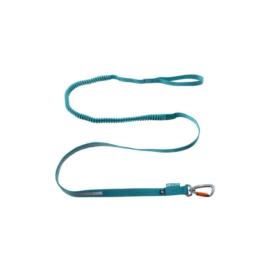 Non-Stop Touring Bungee Dog Leash Teal 2m-23mm