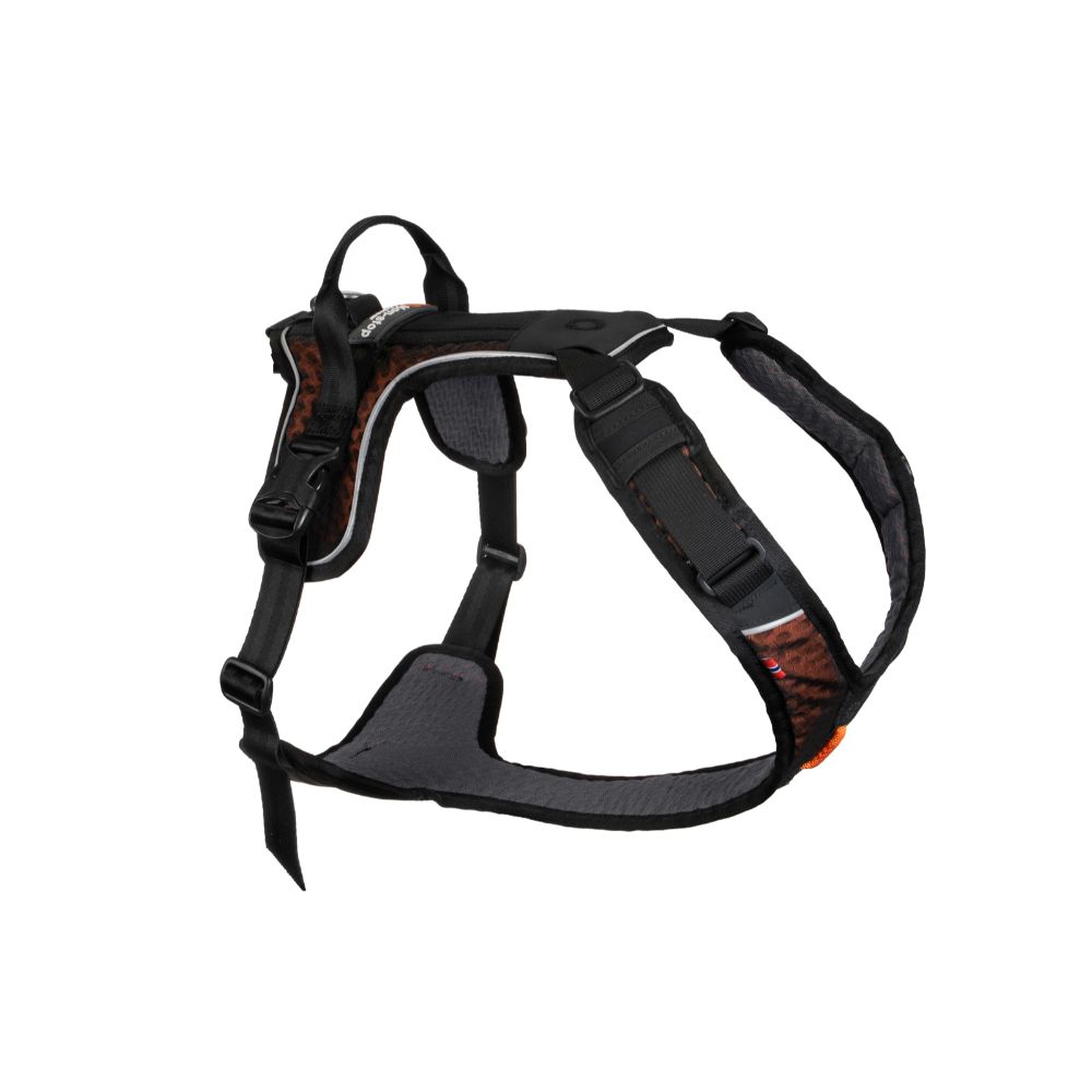 Non-Stop Unisex Harness For Dogs Rock Black/Orange