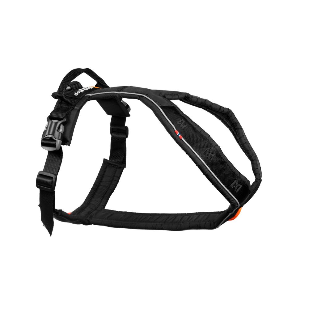 Non-Stop Unisex Line Grip Harness For Dogs Black